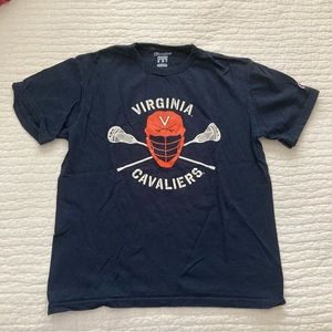 Champion Virginia Cavaliers Lacrosse Tee - Navy and Orange